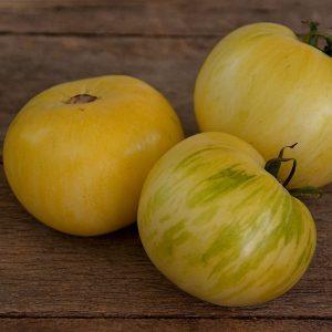 White Zebra Tomato Seeds