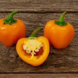 Mini Bell Orange pepper seeds
