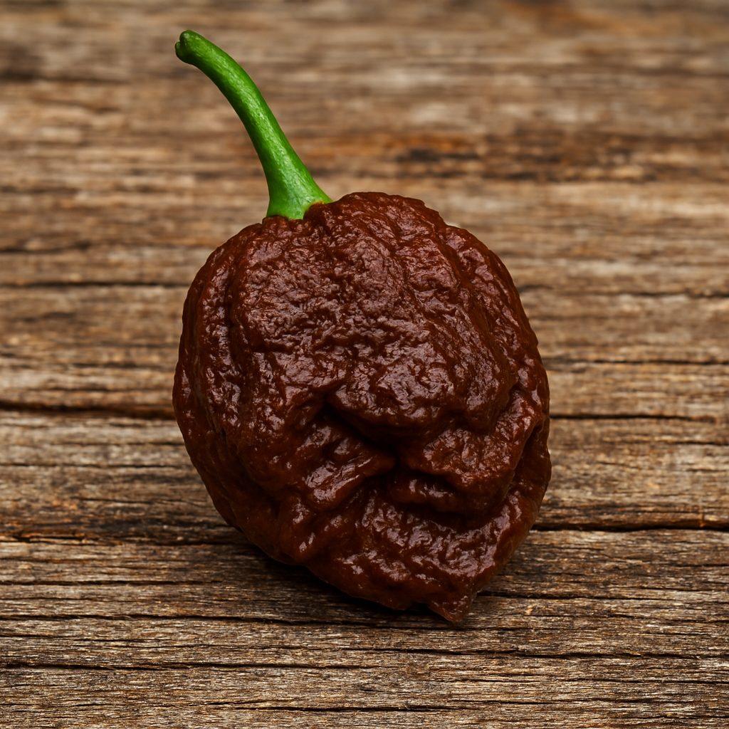 Apocalypse chocolate Chilli Seeds Authentic - From Seed to Sensation: Spring into Action with 10 Premium Quality Seeds 1 Apocalypse chocolate Chilli Seeds